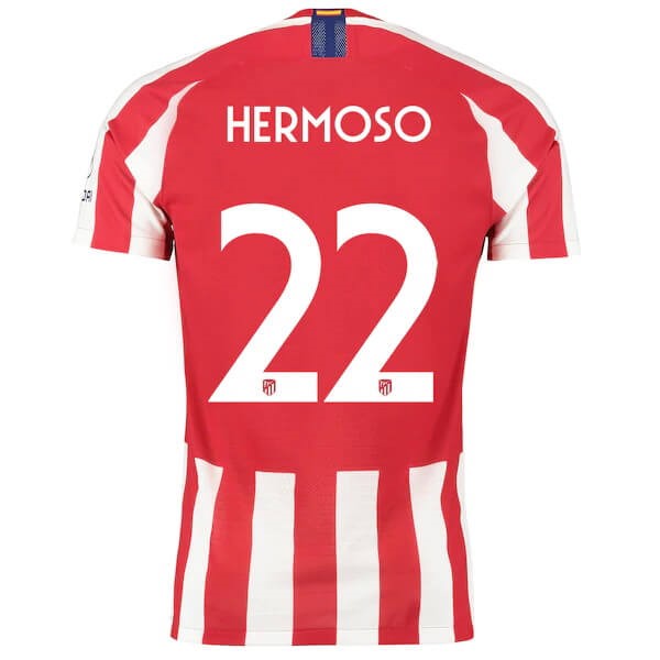 Thailand Trikot Atletico Madrid NO.22 Hermoso 2019-20 Rote Fussballtrikots Günstig